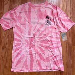 Pink Tie-Dye Graphic T-Shirt